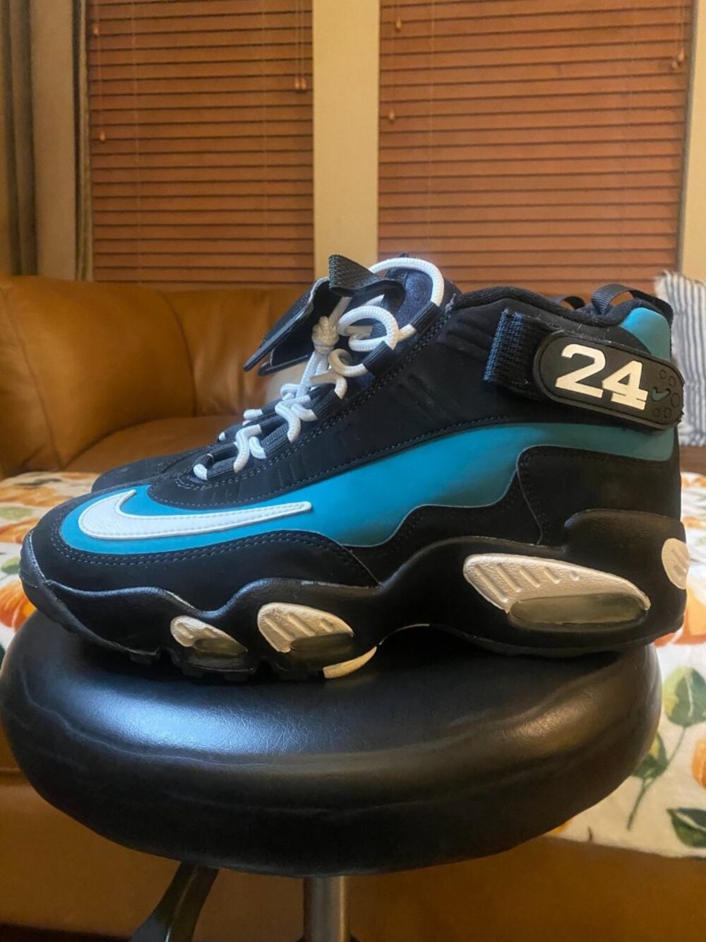 Size 8.5 - Nike Air Griffey Max 1 2021 Black Freshwater